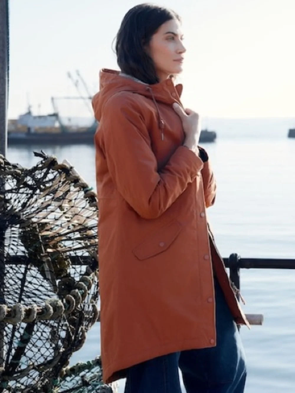Seasalt Cornwall Plant Hunter 2 Waterproof Hoode Coat. Size 10 US Women
#381 - Picture 7 of 13